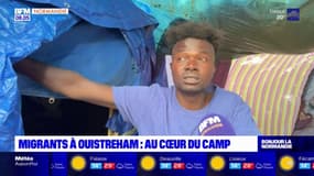 BFM Normandie au cœur du camp de migrants à Ouistreham