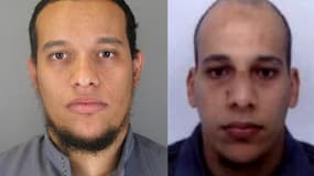 Saïd et Chérif Kouachi, principaux suspects dans la fusillade de Charlie Hebdo. 