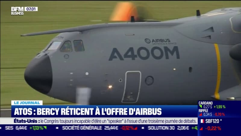 Atos: Bercy réticent à l'offre d'Airbus