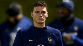 Benjamin Pavard avec l'équipe de France