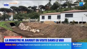 Risque inondation : la ministre Monique Barbut en visite dans le Var