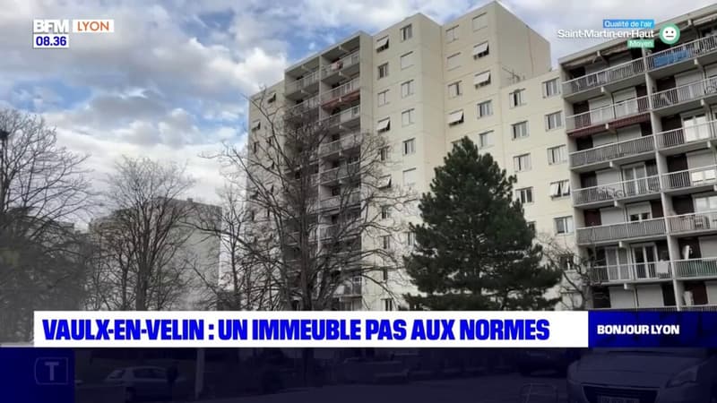 Incendie à Vaulx-en-Velin: un immeuble pas aux normes