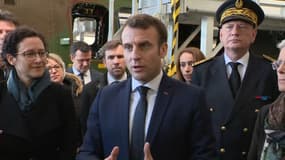 Emmanuel Macron à Pau le 14 janvier 2020