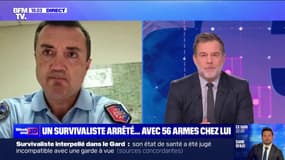 Survivaliste arrêté dans le Gard: "Le GIGN avait rarement vu quelqu'un qui fabriquait des explosifs dans une telle quantité", affirme le commandant Stéphane Martel
