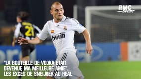 "La bouteille de vodka était devenue ma meilleure amie", les excès de Sneijder au Real