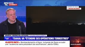 Opérations terrestres élargies à Gaza: "Israël dispose d'un avantage tactique important" pour "frapper de nuit", explique le général Jérôme Pellistrandi