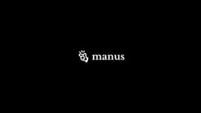 Le logo de l'agent IA Manus AI de la startup chinoise Monica