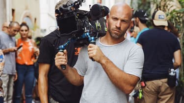 Franck Gastambide sur le tournage de "Taxi 5"
