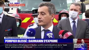 Gérald Darmanin: "Les pompiers sont partout chez eux, on attaquera quiconque les attaque"