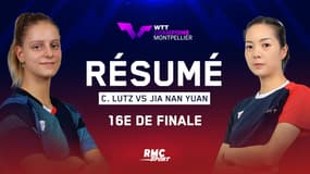 Résumé : des bangers dans tous les sens entre les Françaises Yuan et Lutz ! (WTT Montpellier) 