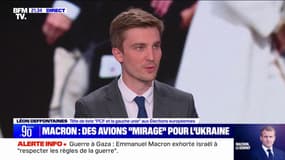 Pour Léon Deffontaines (tête de liste PCF aux élections européennes), Emmanuel Macron "instrumentalise le conflit ukrainien à des fins électorales"