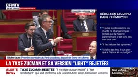 Olivier Faure (PS): "L'abandon du 49.3 n'exonère pas la recherche du compromis (...). Vous devez encore rechercher le compromis"