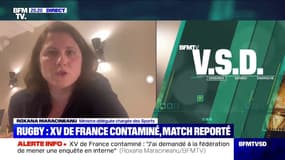 Roxana Maracineanu sur le XV de France: "Nous pouvons retirer l'autorisation" permettant aux joueurs de s'entraîner