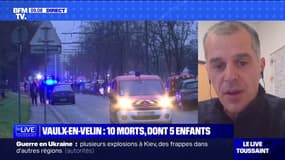 Incendie à Vaulx-en-Velin: "Toutes les opérations de nuit deviennent plus complexes", affirme le commandant Geoffrey Casu