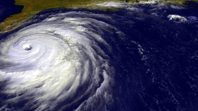 La dénomination des ouragans par des prénoms est effective depuis 1950. Ici, Jeanne, en 2004.