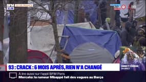Crack à Paris: le campement situé Porte de la Villette toujours en place, les riverains en colère