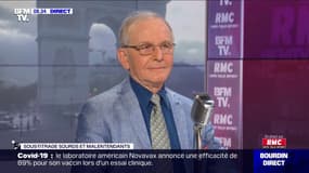 Axel Kahn face à Jean-Jacques Bourdin sur RMC et BFMTV