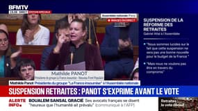 Mathilde Panot (LFI): "Voter pour le décalage de la réforme des retraites, c'est voter pour la retraite à 64 ans"