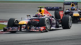 Mark Webber et Sebastian Vettel