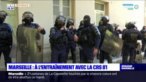 Marseille: à l'entraînement avec la CRS81 avant son déploiement vendredi