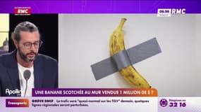 On n'a pas osé vous en parler : Une banane scotchée au mur vendue 1 million de dollar ? - 20/11