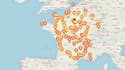 La localisation des déchets radioactifs en France