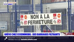 Port-Jérôme-sur-Seine: la grève se poursuit, des barrages filtrants installés à Exxonmobil