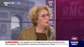 Muriel Pénicaud explique que le projet de loi sur les commerces alimentaires ouverts jusqu'à minuit prévoit des "conditions strictes" 