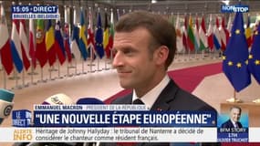 Emmanuel Macron : "il y a une majorité possible sans les extrêmes."