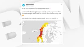 Les autorités norvégiennes se préparent au passage de la tempête Ingunn, le 31 janvier 2024