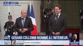 "Mon premier devoir sera de protéger" Les premiers mots de Gérard Collomb, ministre de l'Intérieur