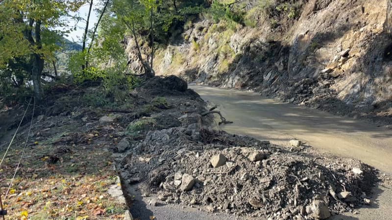 134mm de pluie, route coupée: Lucéram, commune la plus touchée par les pluies dans les Alpes-Maritimes