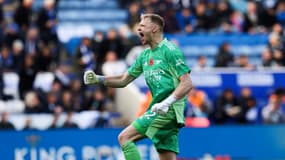 Ramsdale face à Leicester