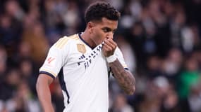 Le Brésilien Rodrygo pendant un match du Real Madrid en décembre 2023