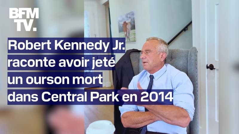 Robert Kennedy Jr., neveu de JFK, raconte avoir jeté un ourson mort dans Central Park en 2014