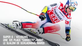 Super G / Kitzbuhel : Une 12e place "correcte" avoue Pinturault 