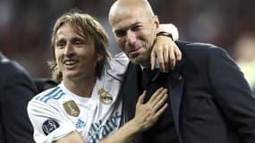 Modric et Zidane