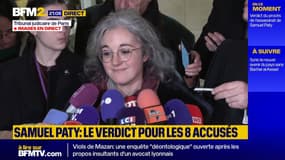 "Je suis émue, soulagée": Gaëlle Paty, s'exprime après l'annonce du verdict pour les huit accusés dans le procès Samuel Paty 