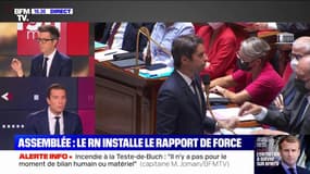 Pour Jordan Bardella, c'est "grâce au score de Marine Le Pen" que "le pouvoir d'achat devient le premier texte discuté à l'Assemblée"
