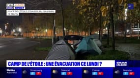 Strasbourg: une évacuation du camp de la place de l'Etoile ce lundi? 