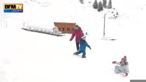 Les premiers flocons sont tombés en abondance sur les Alpes