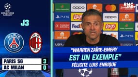 PSG 3-0 AC Milan : "Zaïre-Emery est un exemple" félicite Luis Enrique