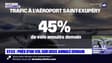 Grève des contrôleurs aériens: 45% des vols annulés à l'aéroport Lyon Saint-Exupéry ce jeudi