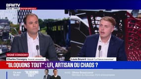 10 septembre: "On l'a toujours dit, nous ne sommes pas pour des actions violentes", affirme Louis Boyard (LFI)