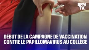 Début de la campagne de vaccination contre le papillomavirus dans 7000 collèges