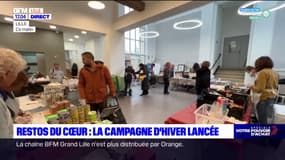 Lille: la campagne d'hiver des Restos du cœur lancée