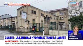 Grève/Retraites : la centrale hydroélectrique de Cusset à l'arrêt
