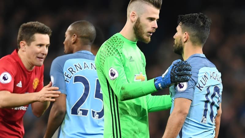 David De Gea et Sergio Agüero