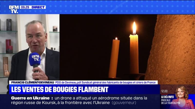 L'inquiétude autour des coupures d'électricité fait exploser les ventes de bougies en France: 
