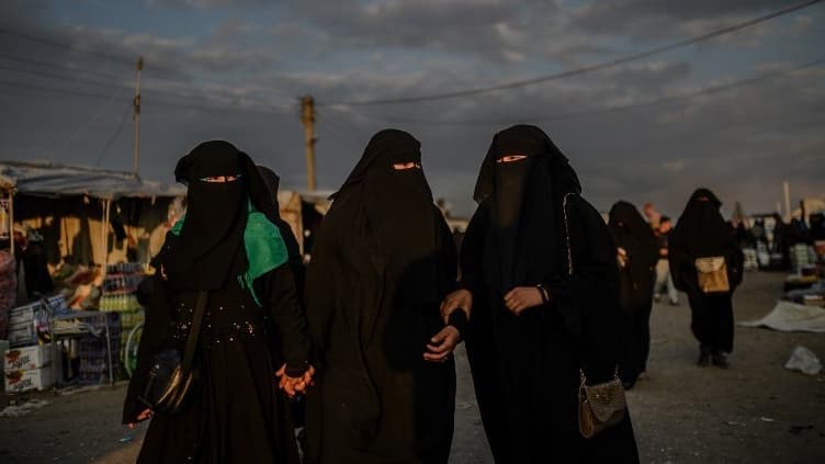Image d'illustration - Femmes dans le camps de réfugiés de al-Hol, en Syrie, le 17 février 2019